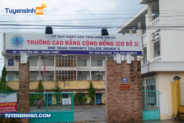 Thông tin tuyển sinh trường Cao đẳng Cộng đồng Bình Thuận