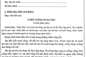 Hướng dẫn ôn thi tốt nghiệp THPT môn Ngữ văn theo chương trình mới